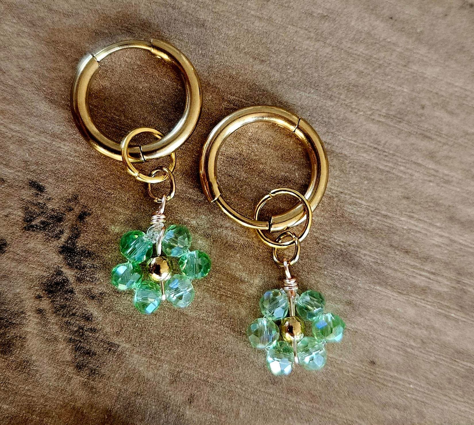 Green Crystal Flower